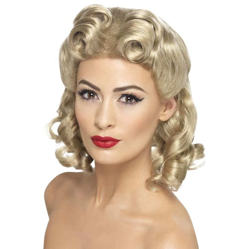 Smiffys Womens/Ladies 40s Sweetheart Wig / Blonde